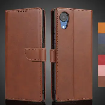 A03 Core Case Бумажник Откидная Крышка Кожаный Чехол для Samsung Galaxy A03 Core Из Искусственной Кожи Сумки Для Телефонов защитная Кобура Fundas Coque