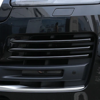 Защитите Свой автомобиль от царапин с помощью этой черной решетки радиатора переднего бампера, крышки вентиляционного отверстия, простой установки для Range Rover L405 Изображение 2